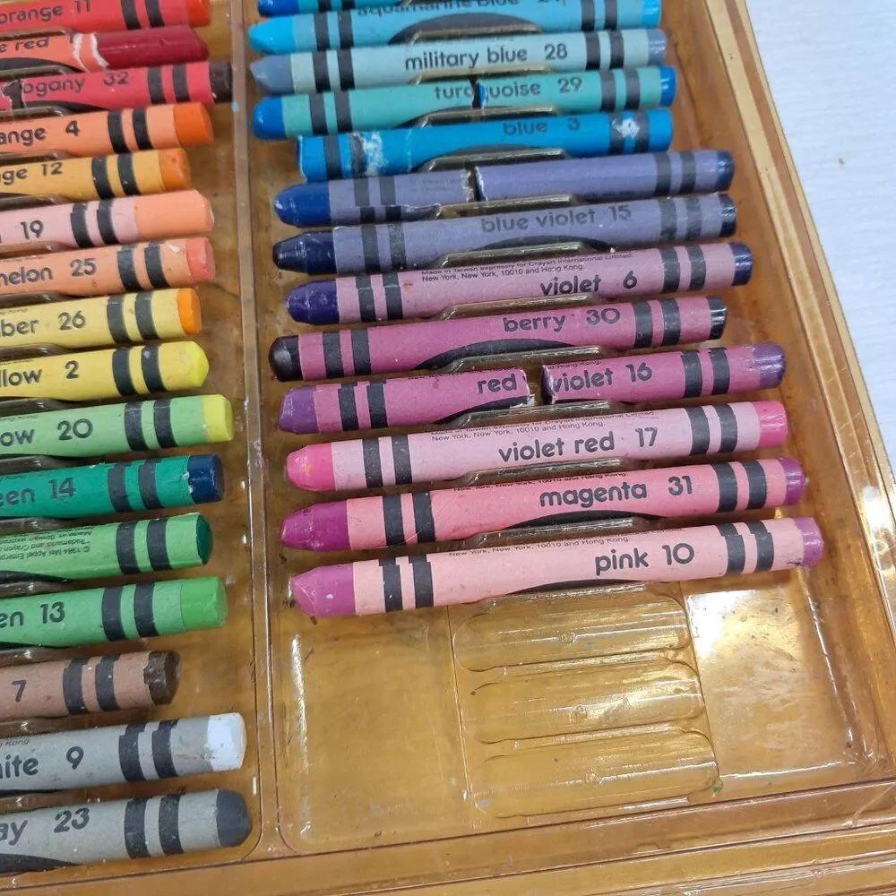 Vintage‎ Mel Appel crayon set kids art supplies Crayart crayons drawing rainbow